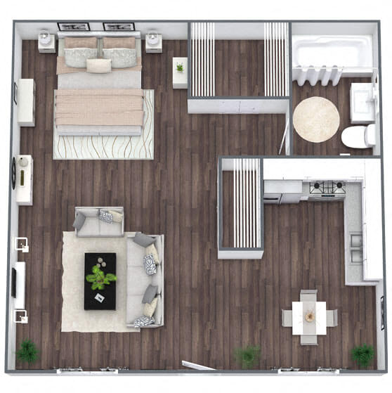 Studio 3420 3420 floor plan