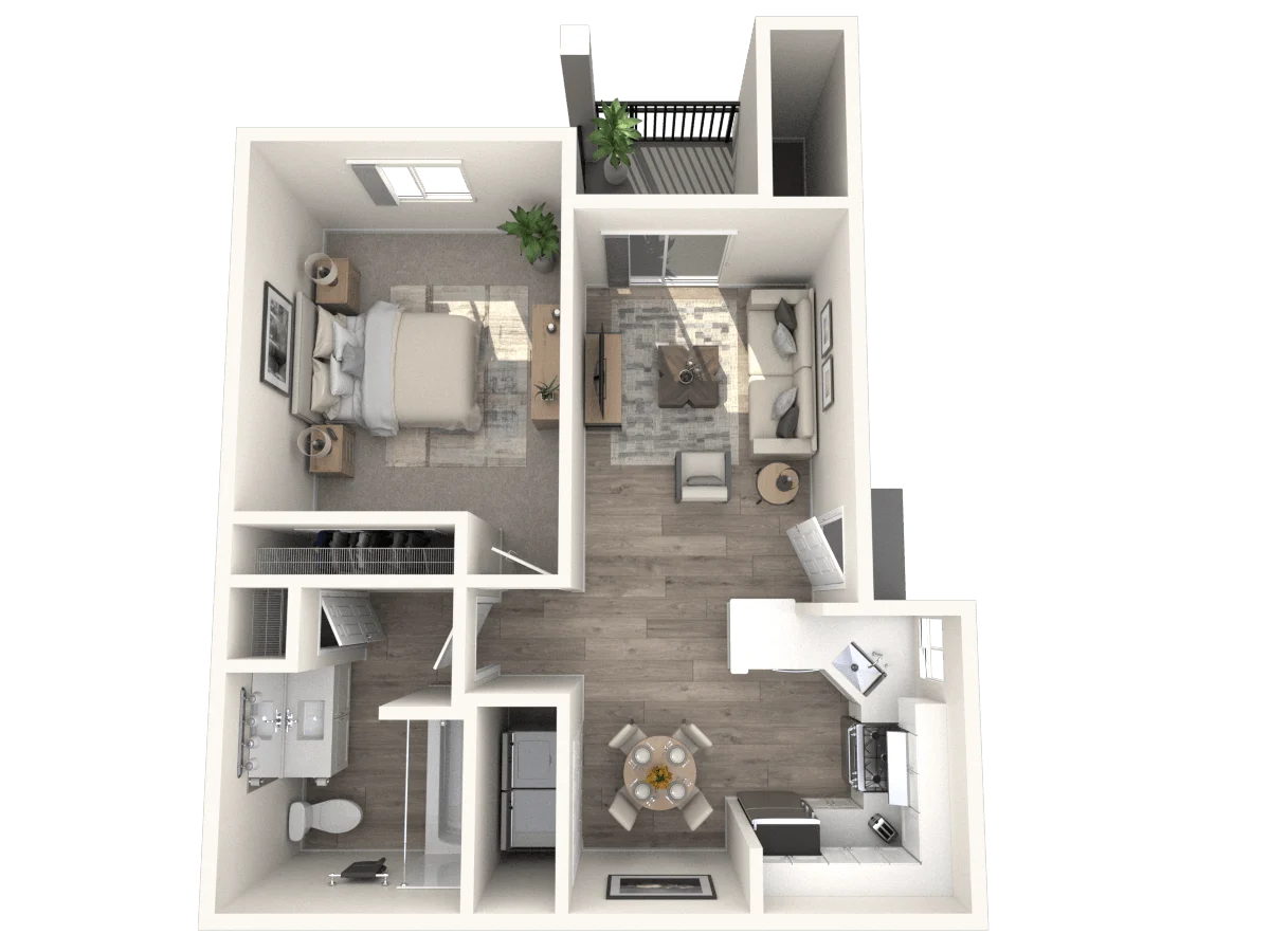 The Luxe - Updated 1002 1002 floor plan
