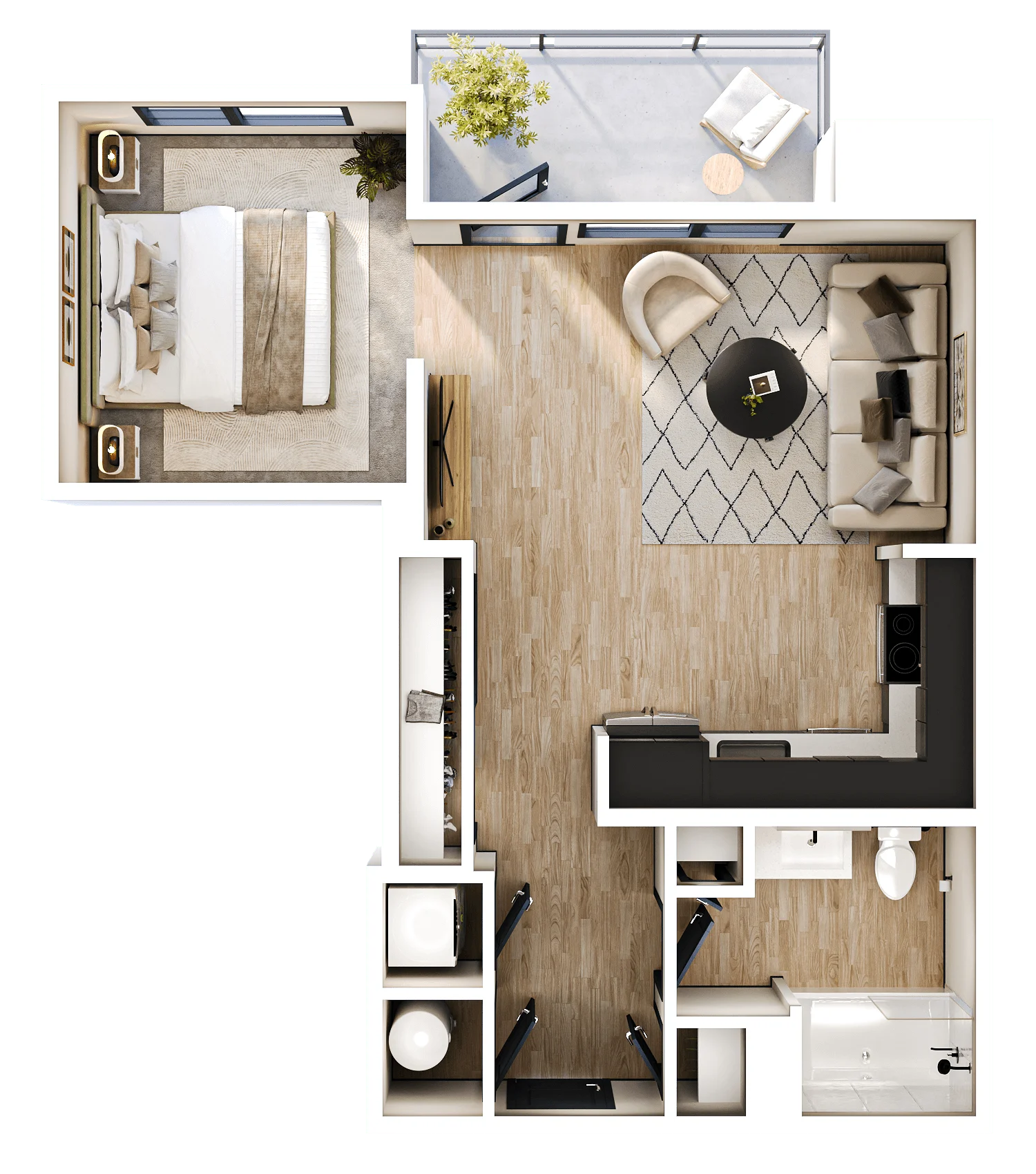 E2 1027ADA 1027ADA floor plan