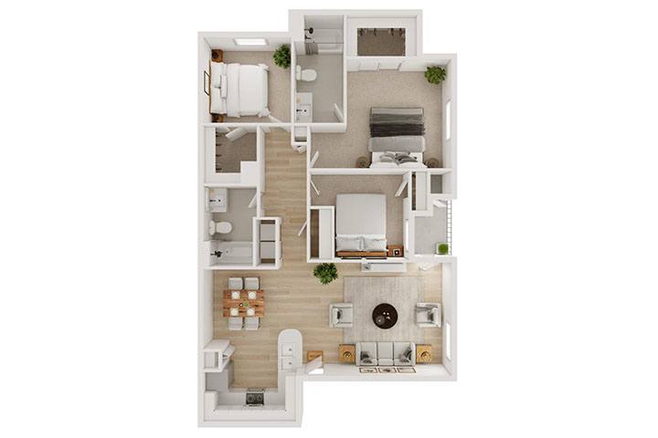 H1 1025 1025 floor plan