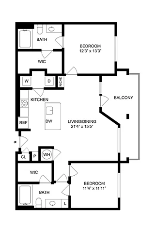 B1 2096 2096 floor plan