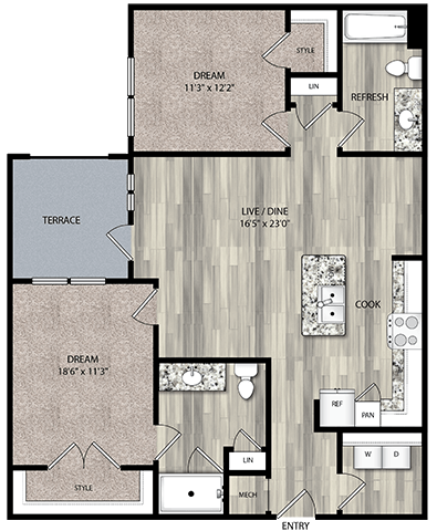 B2 2009 2009 floor plan