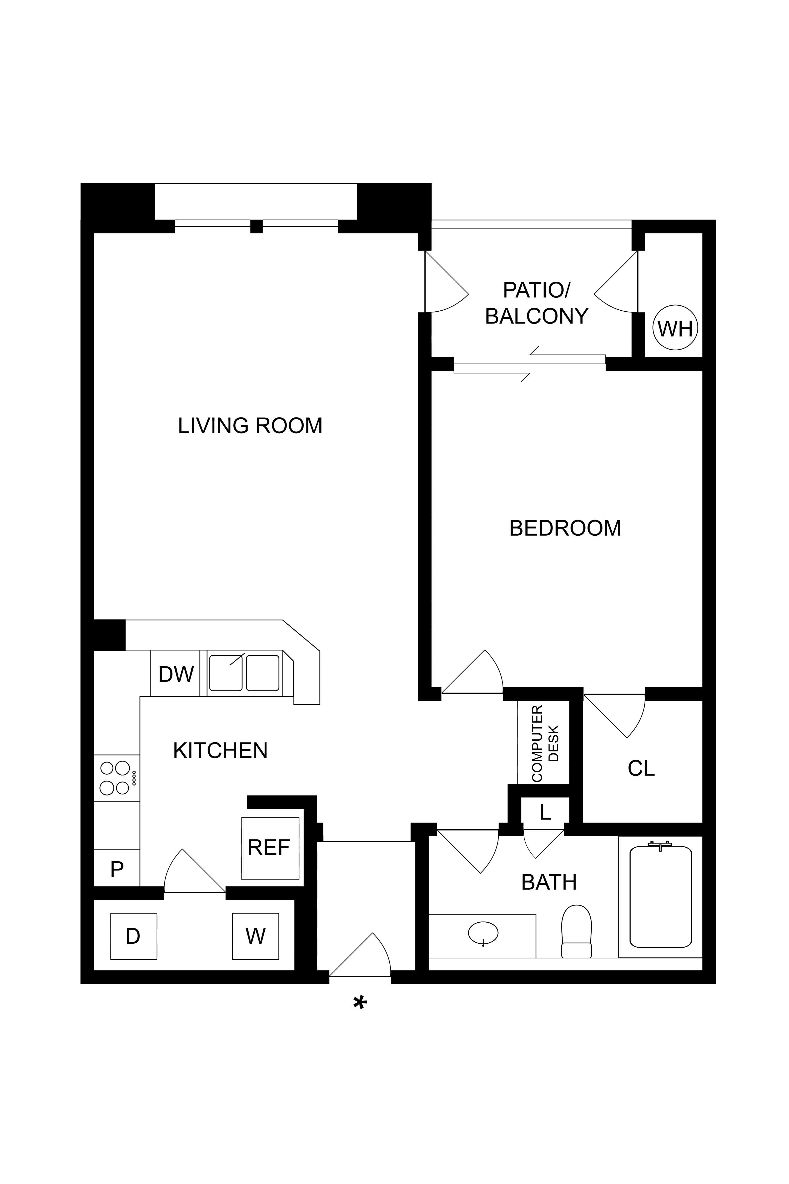 A1 350 350 floor plan