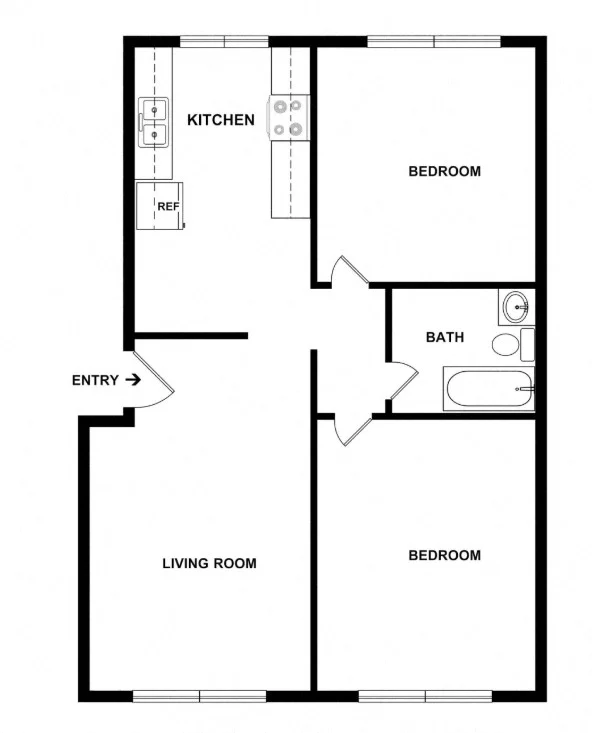Regency - b60 A40 A40 floor plan