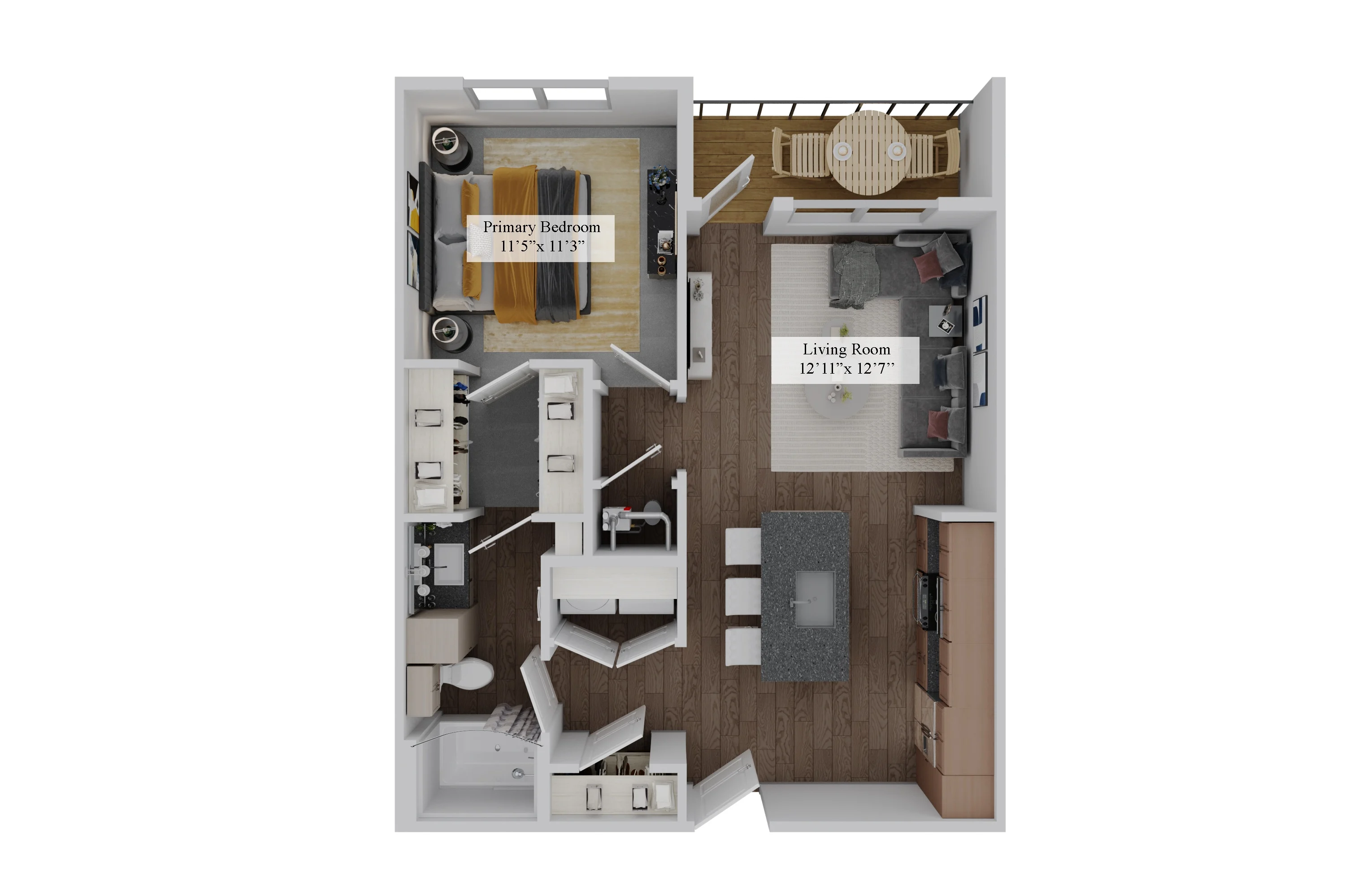 The Copperline - A1A 1210 1210 floor plan
