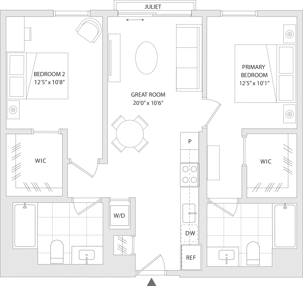 Unit 718 718 floor plan