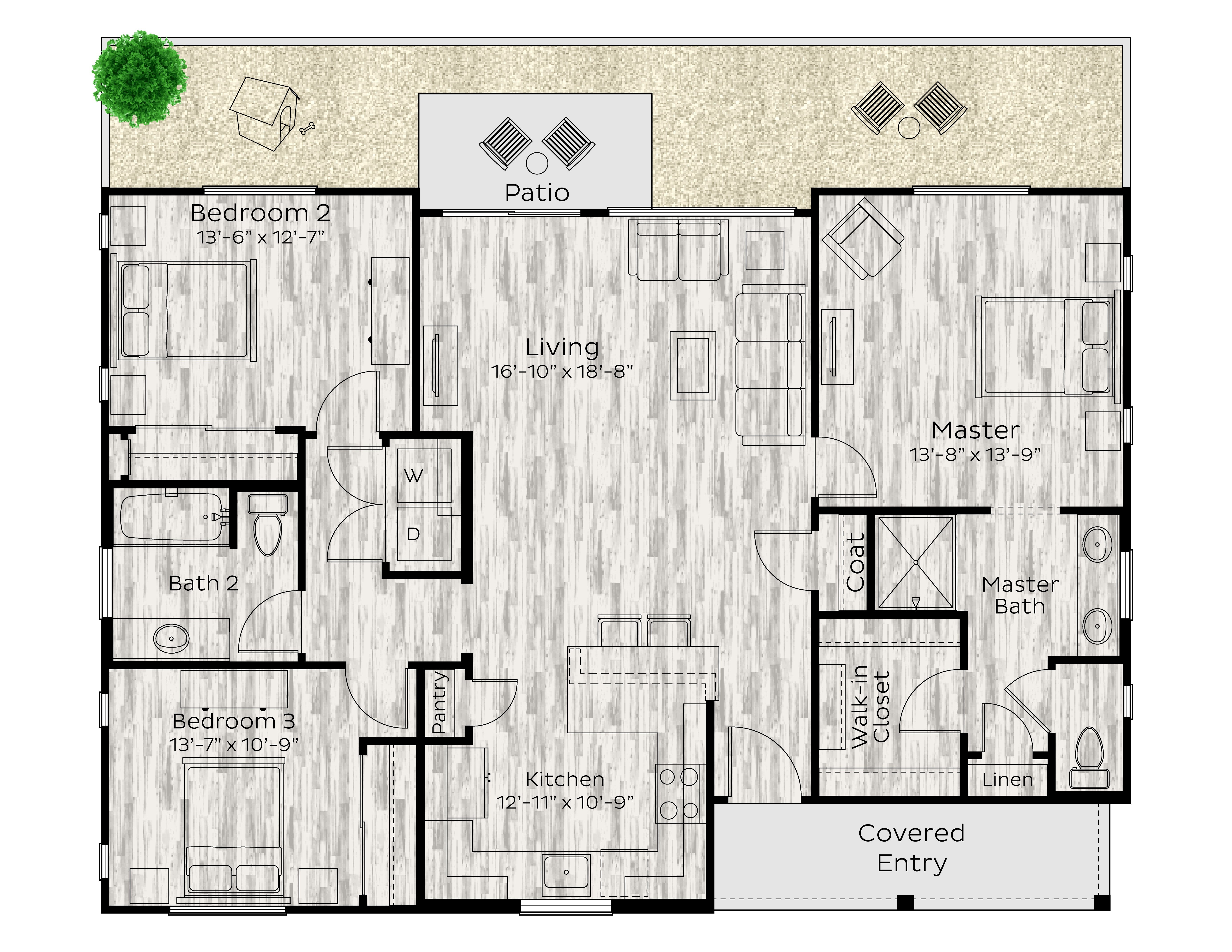 The Haven 1183 1183 floor plan