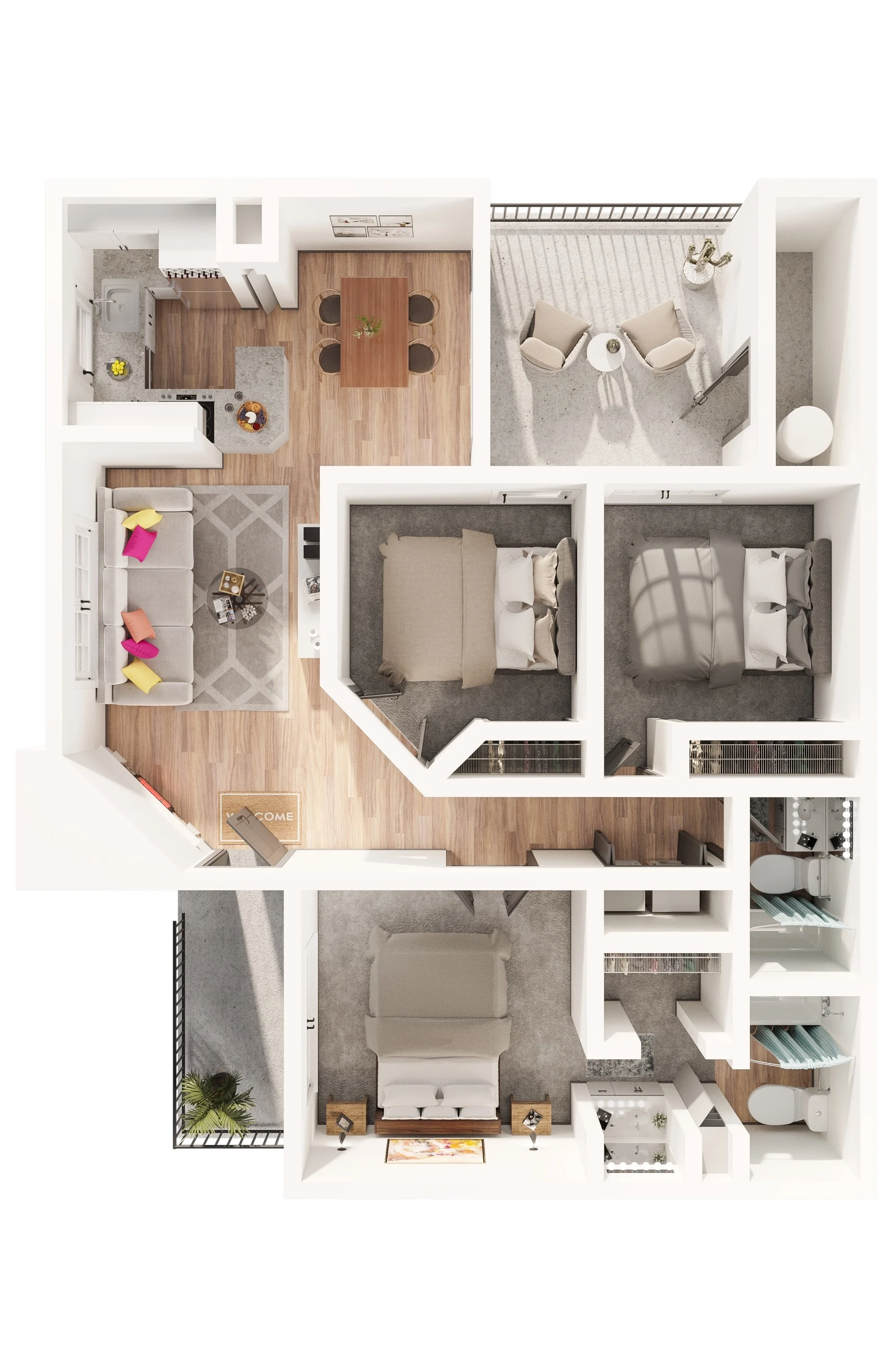 La Paz H-2043 H-2043 floor plan
