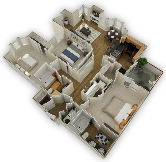 Unit 1043 1043 floor plan