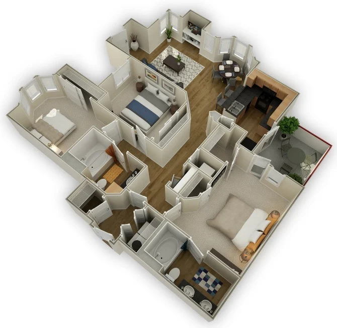 Unit 2073 2073 floor plan