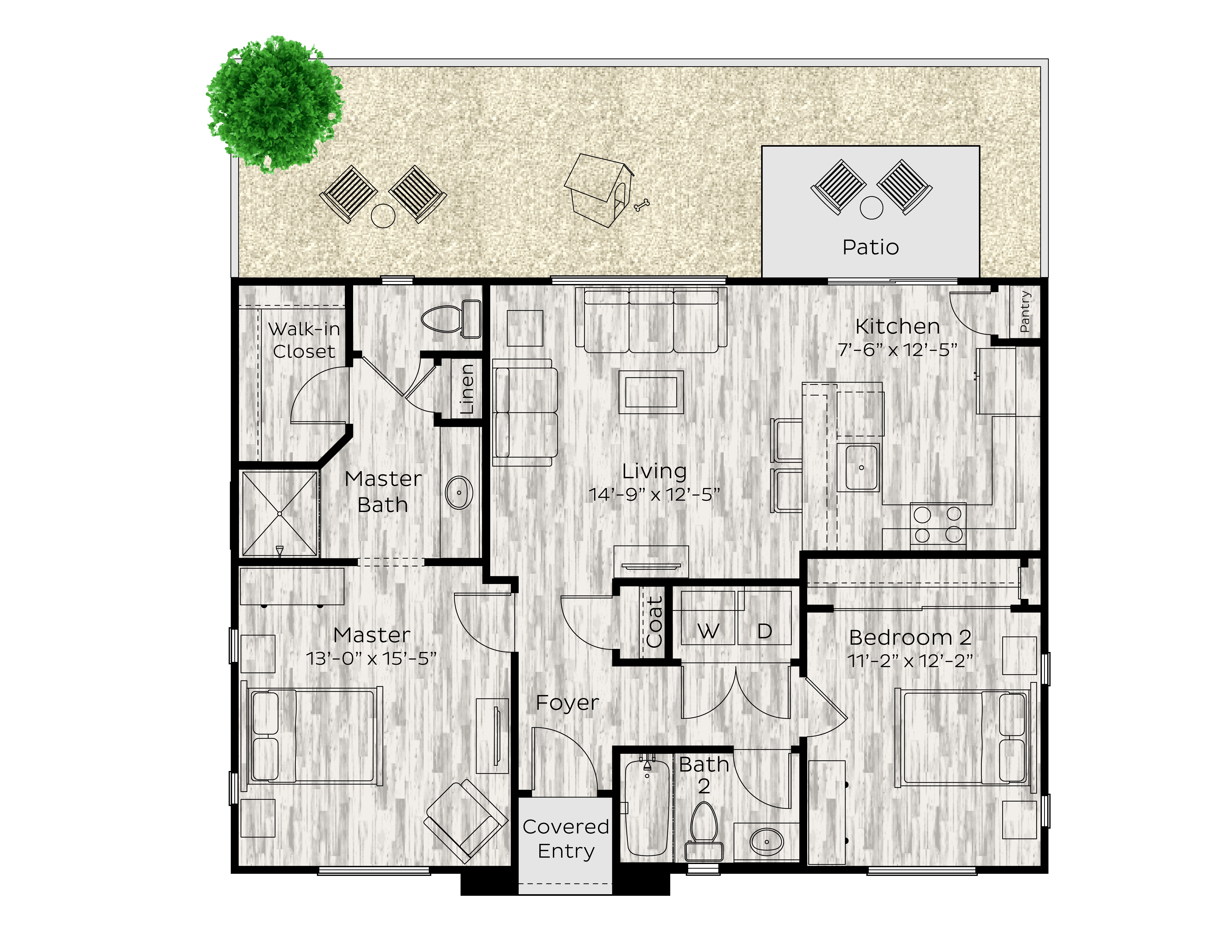The Retreat 1007 1007 floor plan