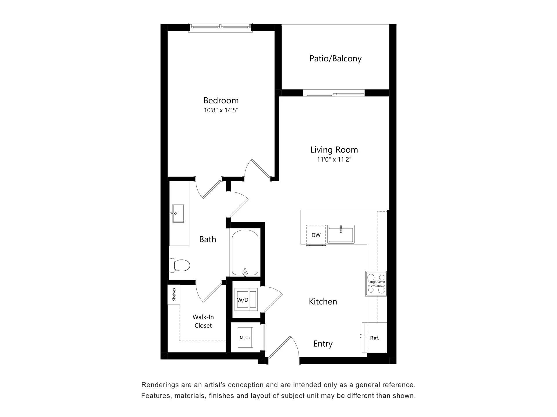 A1.1 1038 1038 floor plan
