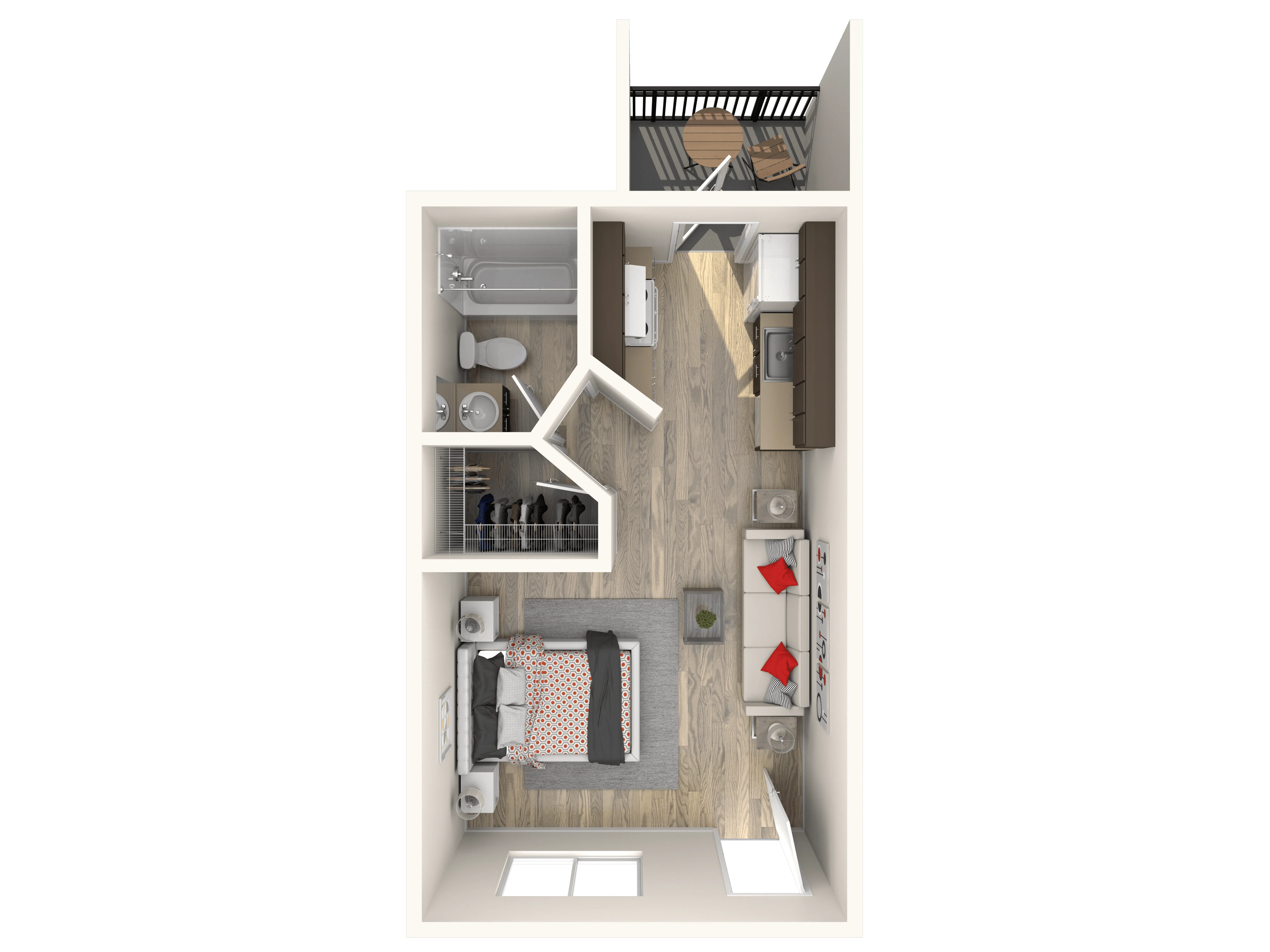 Aspen - Studio 2118 2118 floor plan