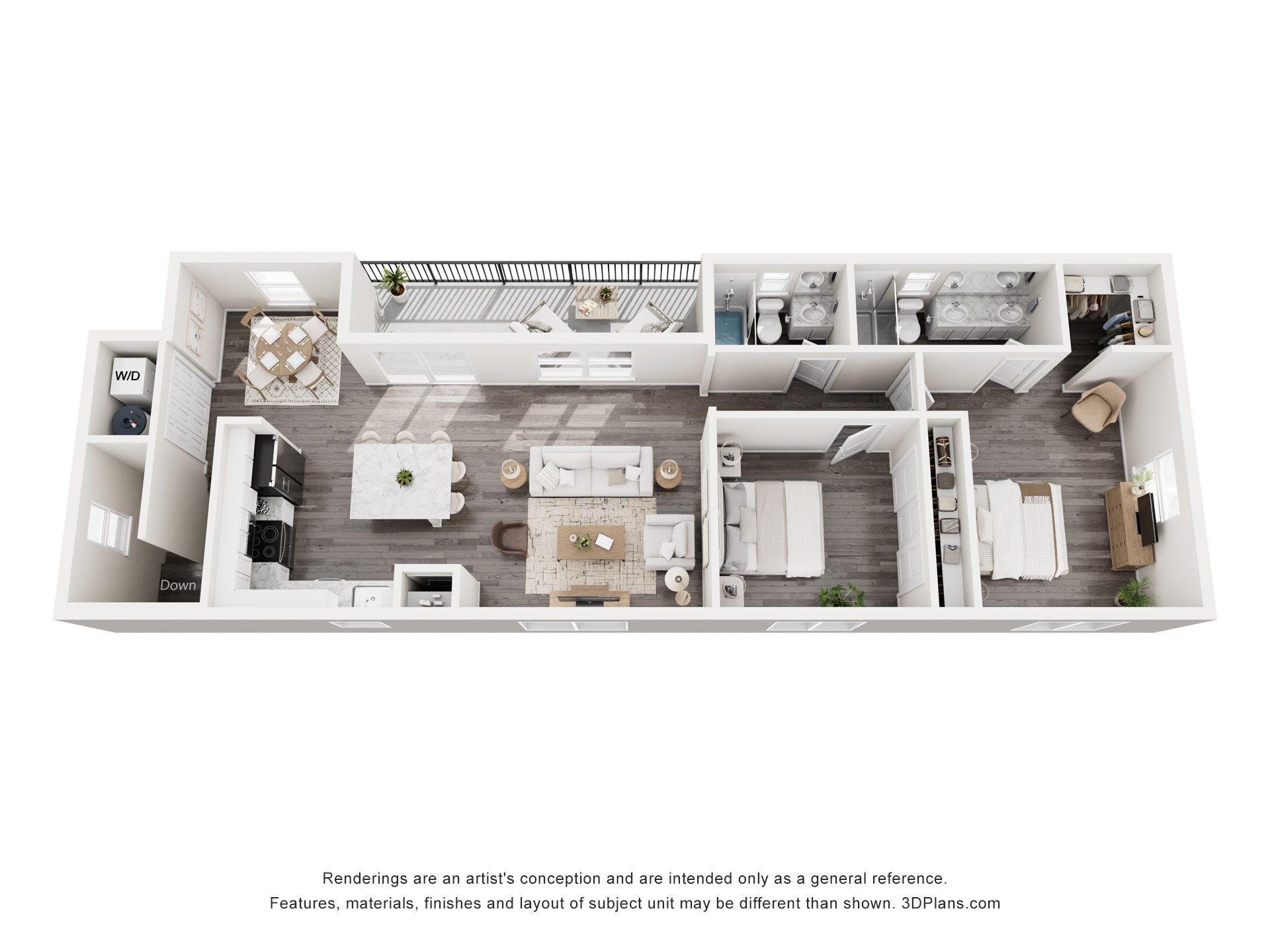 Townhome 1 43 43 floor plan