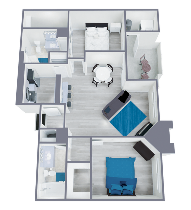 B1 Platinum 13B - 205 13B - 205 floor plan