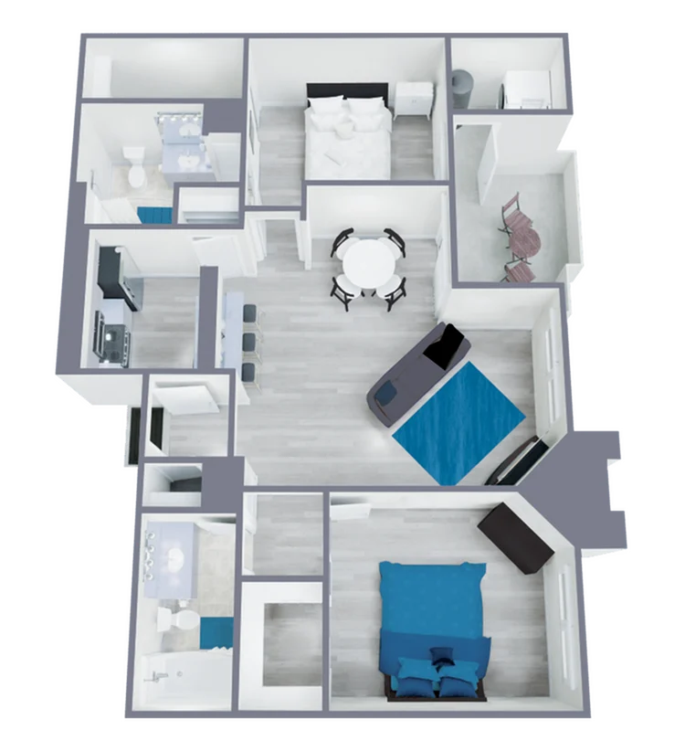 B1 Platinum 6B - 138 6B - 138 floor plan