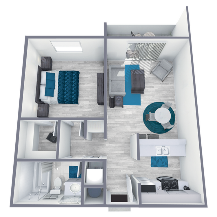 A1 Platinum B - 107 B - 107 floor plan