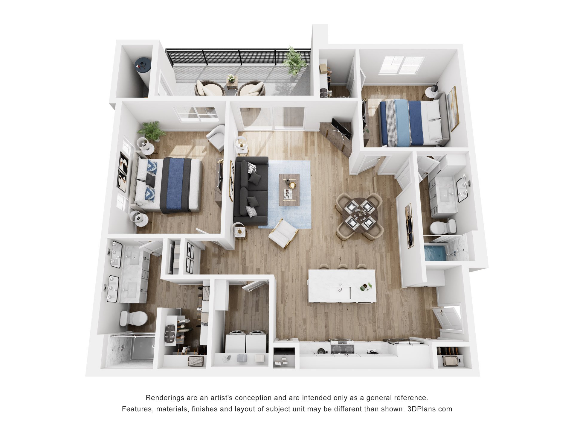 Zinc M307 M307 floor plan