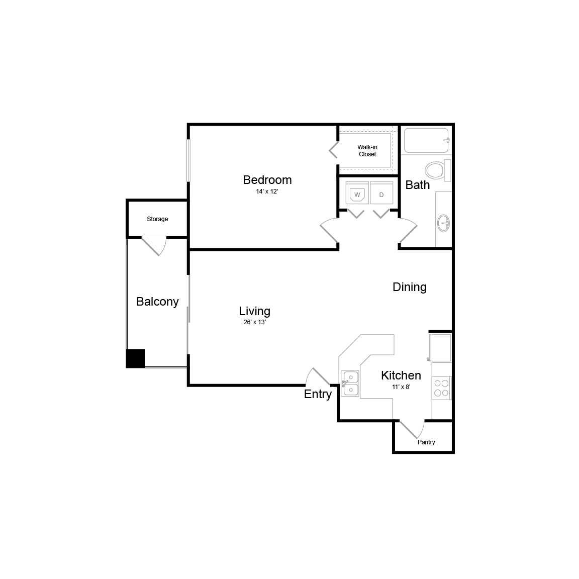 A1 2066 2066 floor plan
