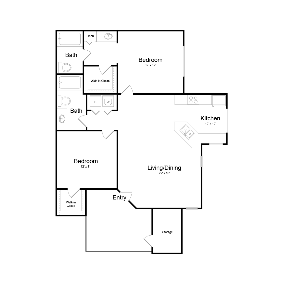 B2 1009 1009 floor plan