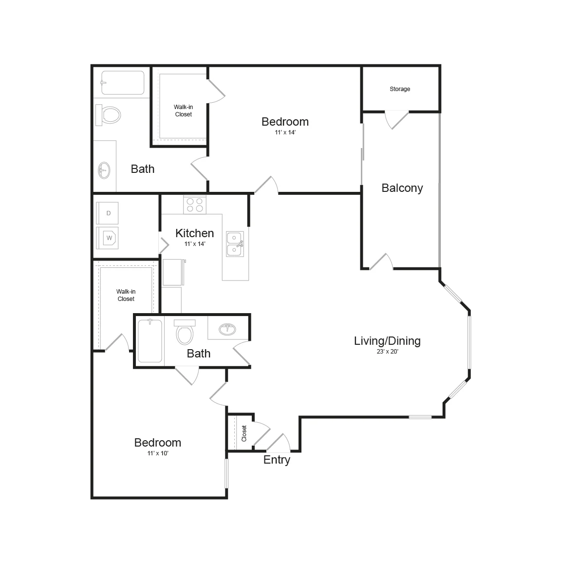 B3 2106 2106 floor plan