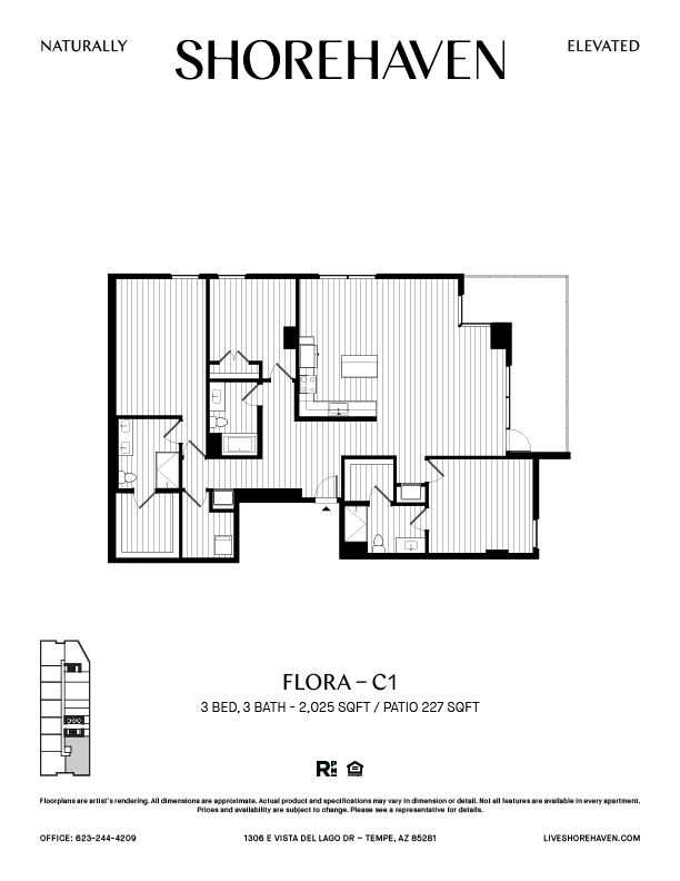 Flora - C1 1-1512 1-1512 floor plan
