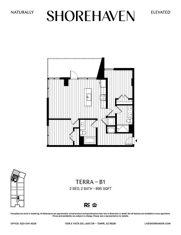 Terra - B1 2-521 2-521 floor plan