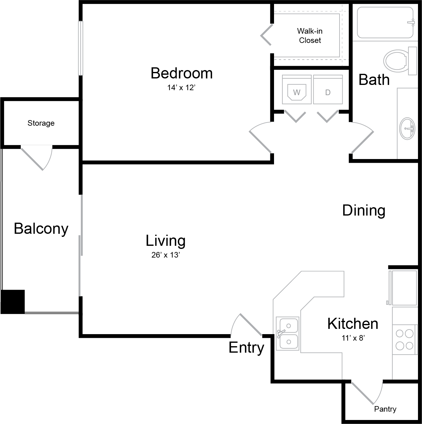 A1 2066 2066 floor plan