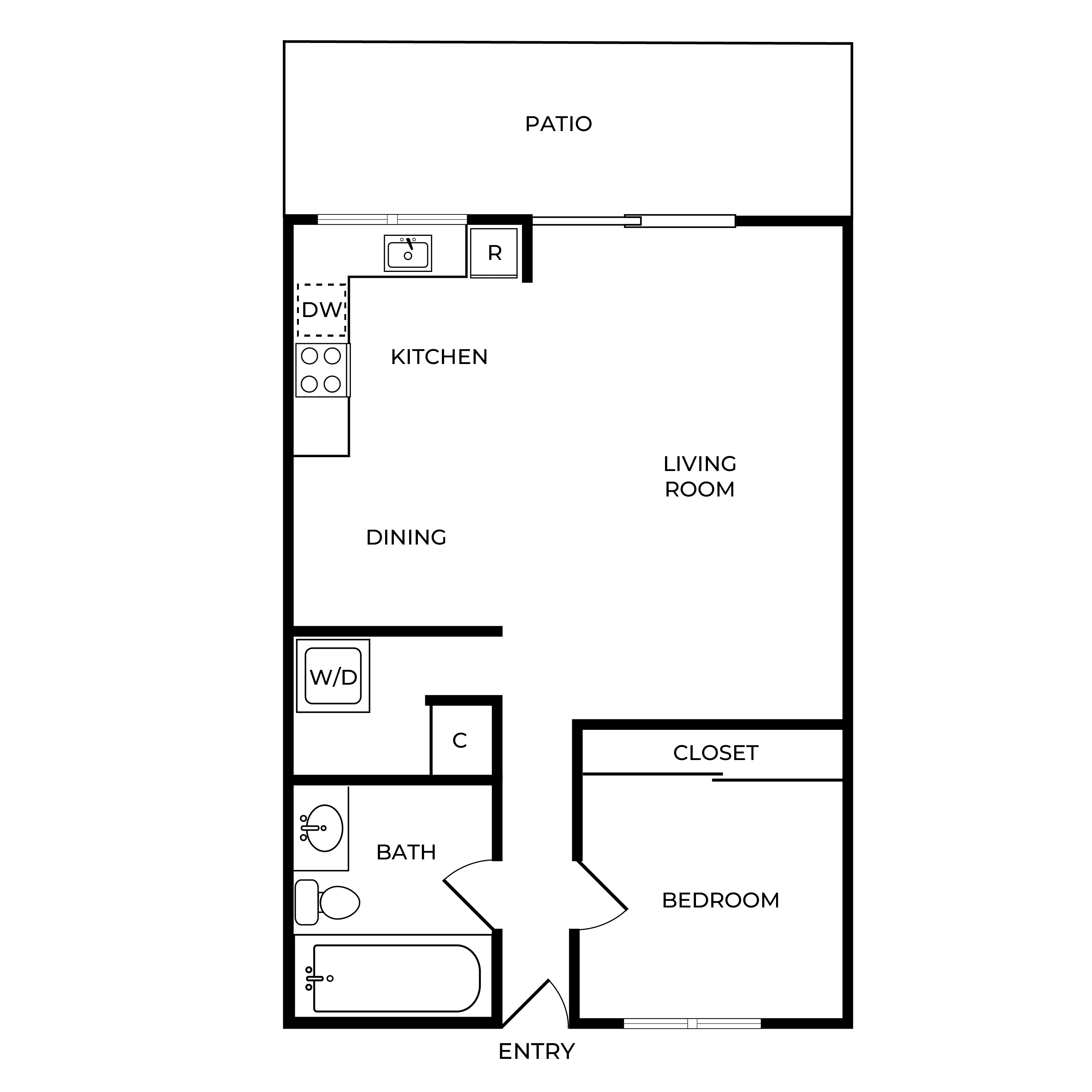 Residence 2 62 62 floor plan