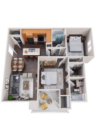 2x2 Small 2026 2026 floor plan