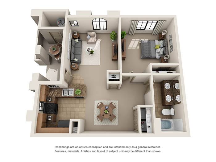 A1 1120 1120 floor plan