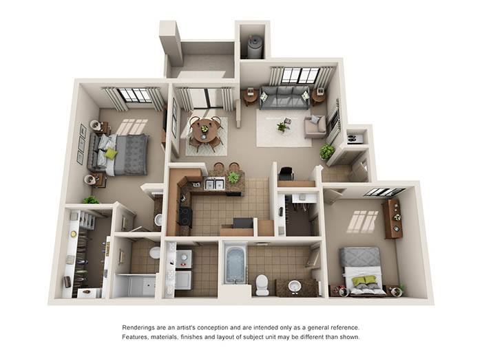 B2 1033 1033 floor plan