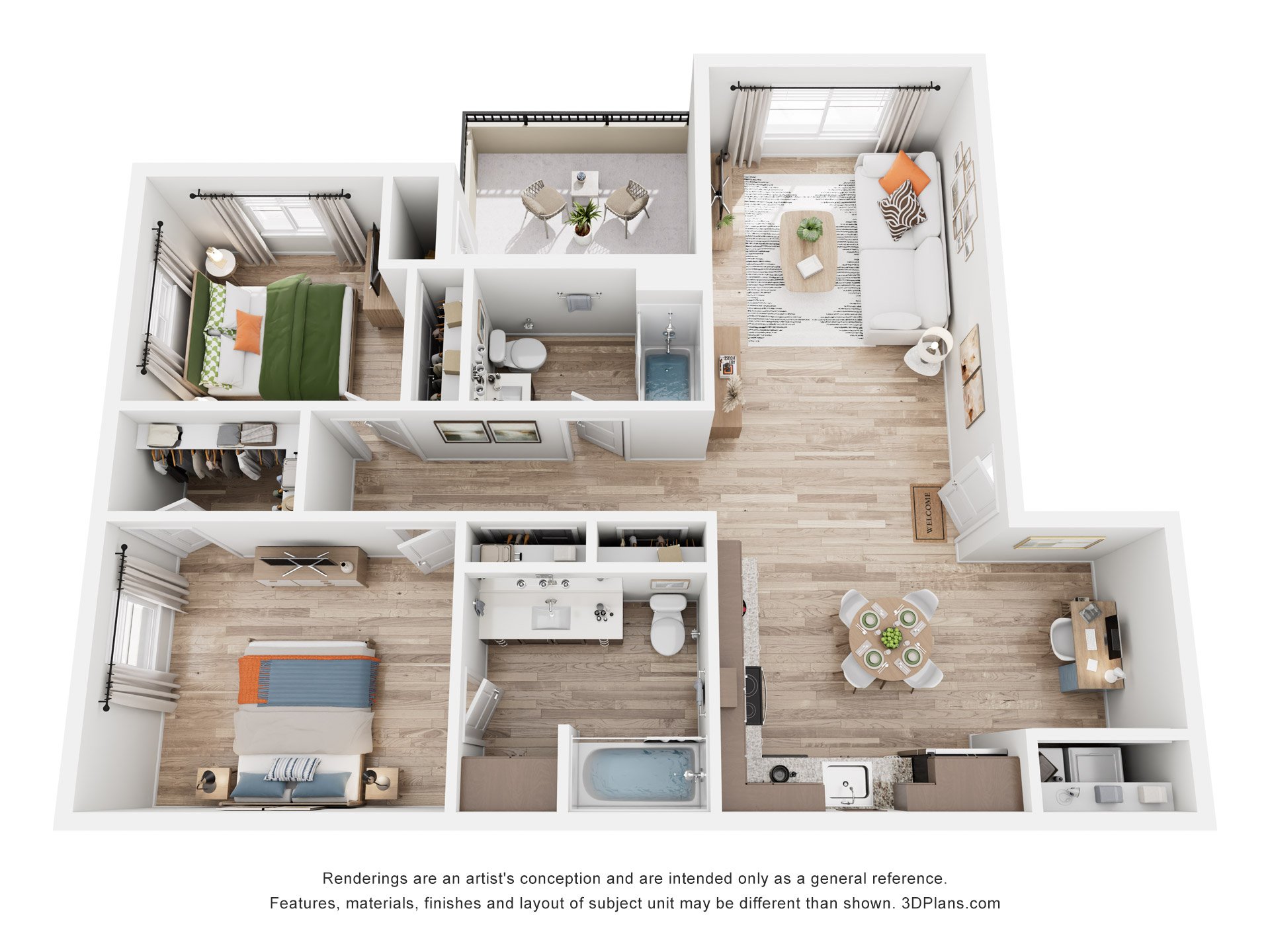Residence 2 L202 L202 floor plan