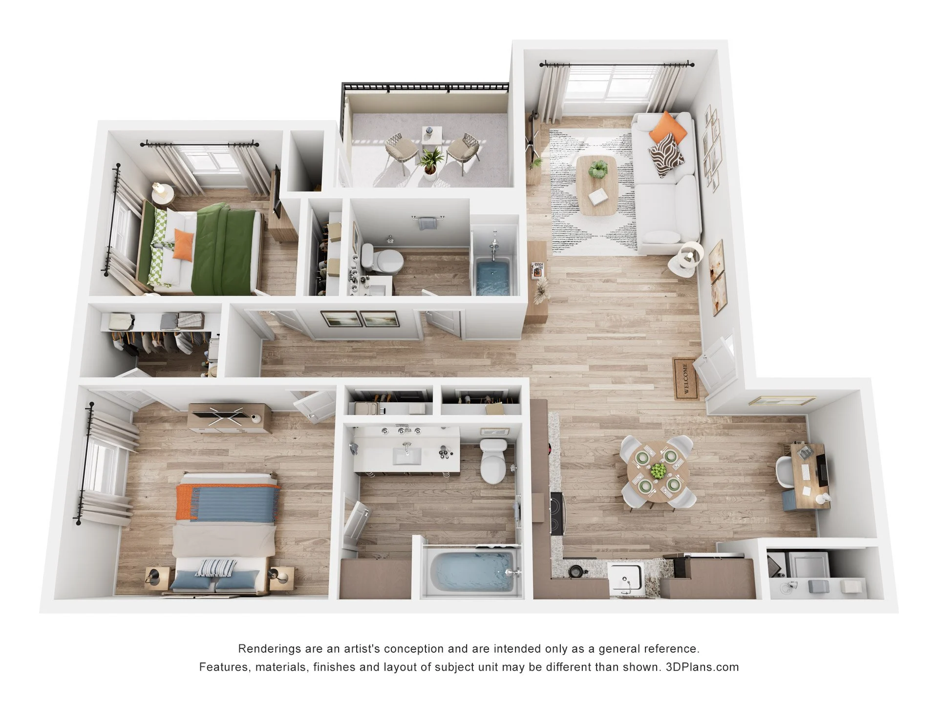 Residence 2 G301 G301 floor plan