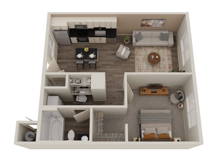 1X1 2217 2217 floor plan