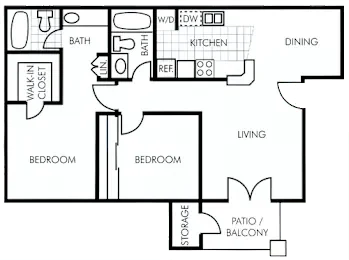 Salerno w/Fireplace 1135 1135 floor plan