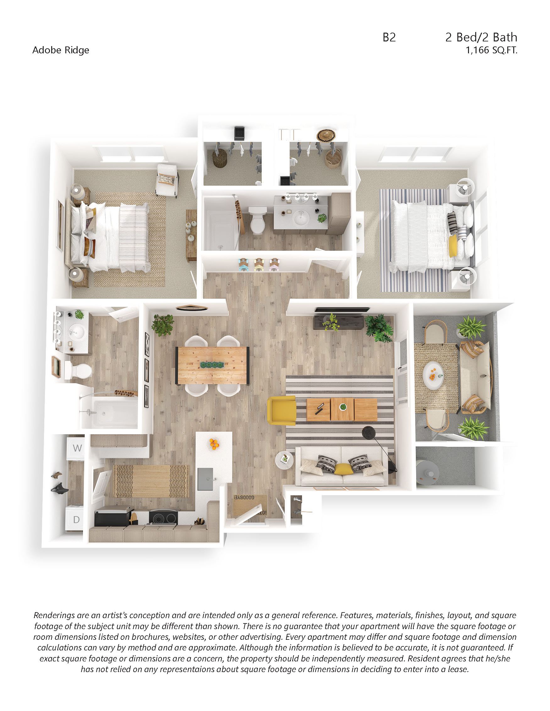 B2 2x2 04-2026 04-2026 floor plan