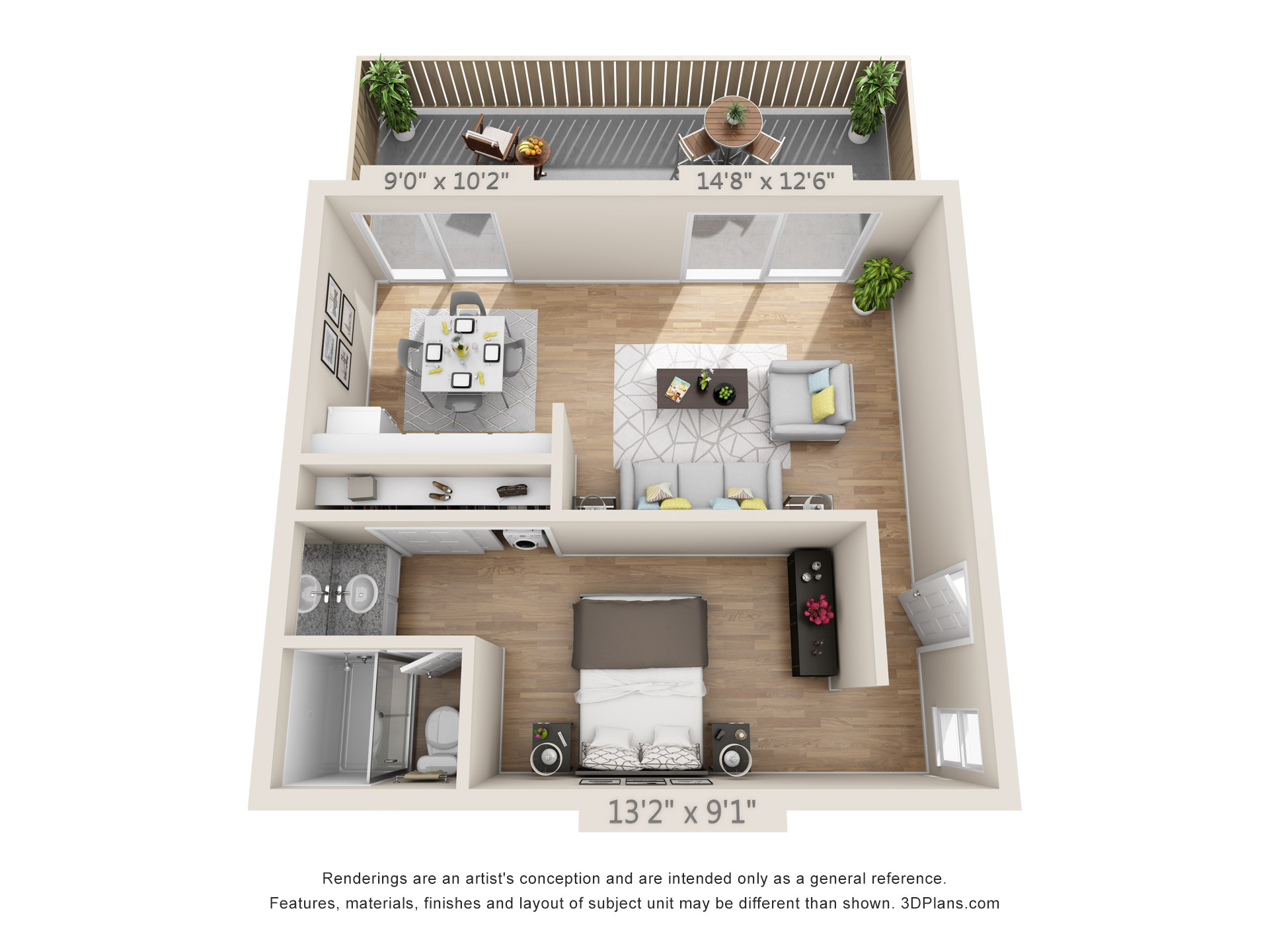 Junior-One Bedroom 095 095 floor plan