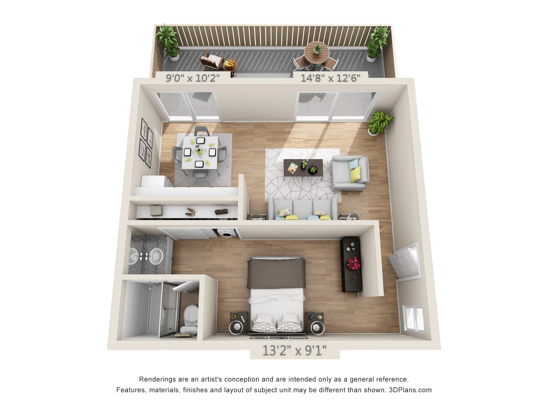 Junior-One Bedroom 095 095 floor plan