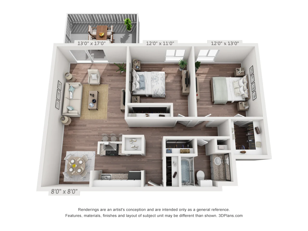 2x1 55202 55202 floor plan