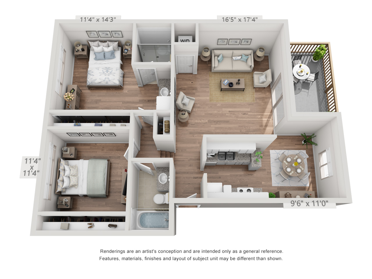 2x2 A 231 231 floor plan