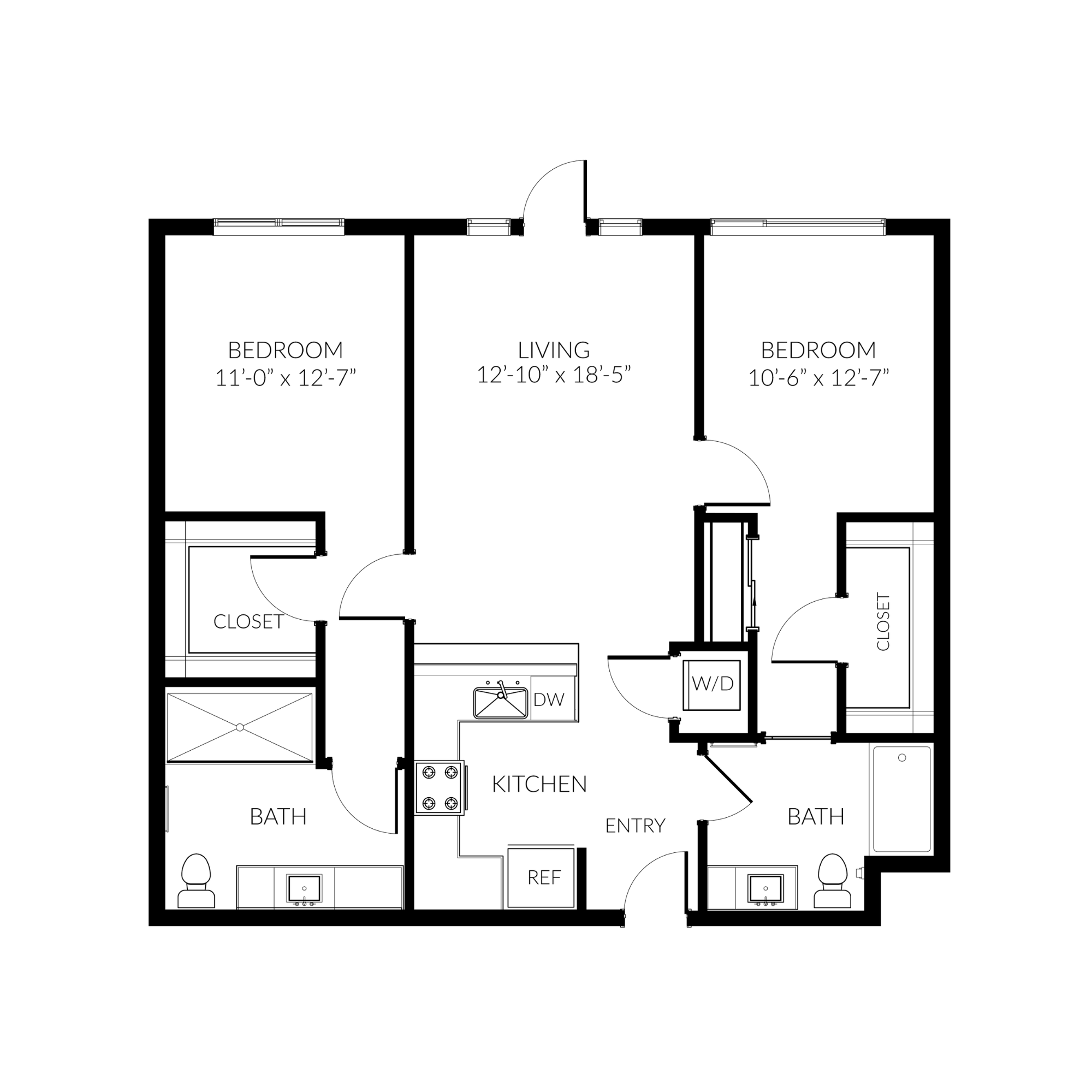 22A 1109 1109 floor plan