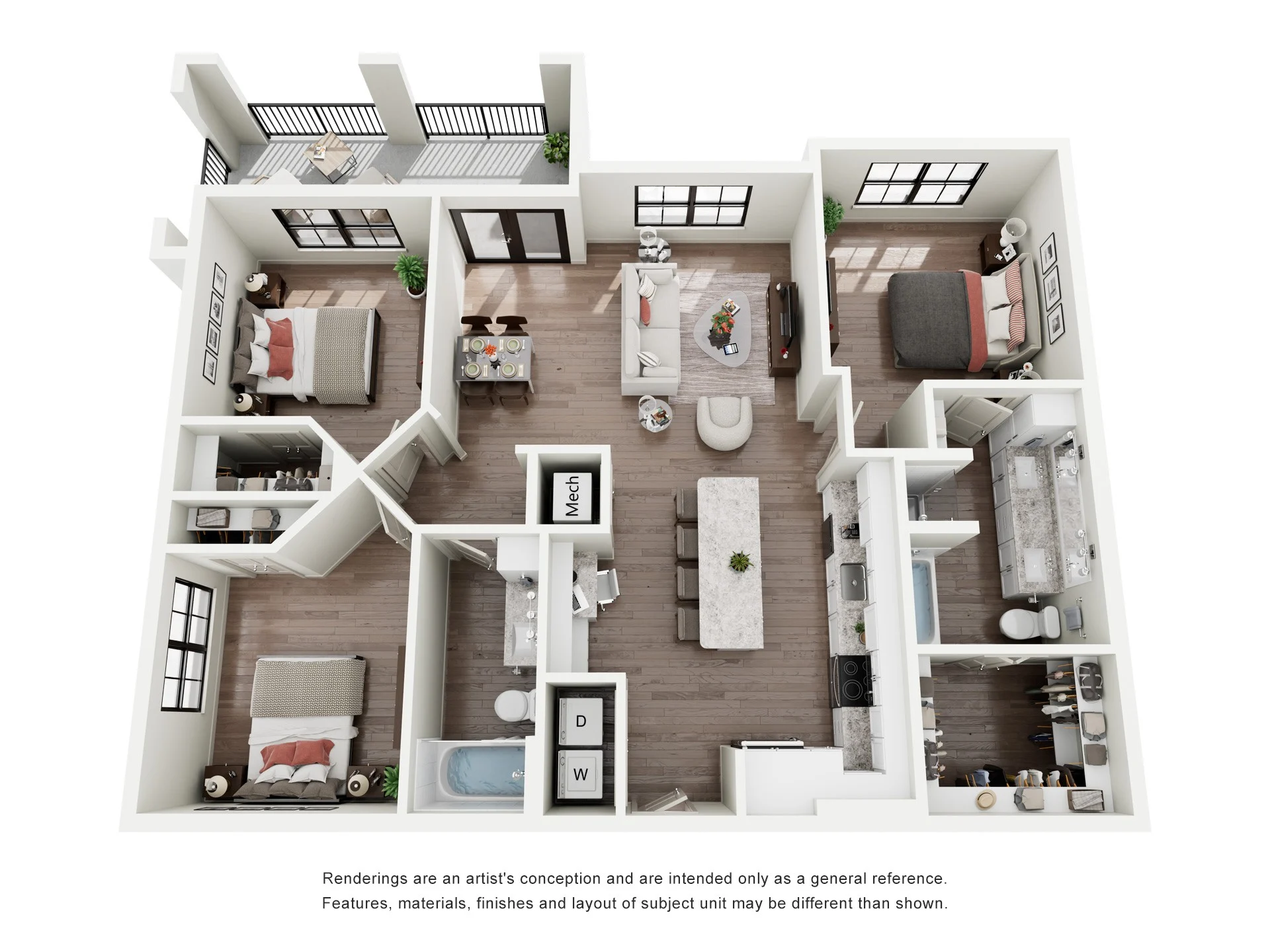 C1 1054 1054 floor plan