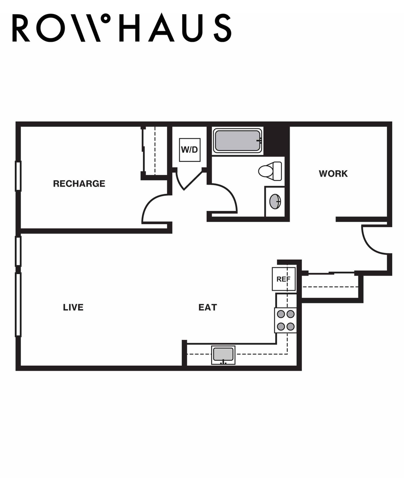 1x1 C 1 - 203 1 - 203 floor plan