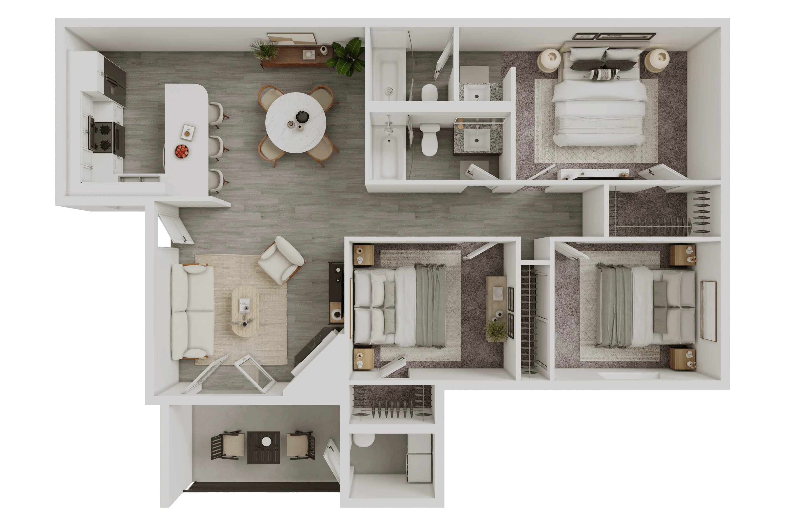 RENOVATED SANTA MARIA  - 1,081 SQ FT 21-169 21-169 floor plan