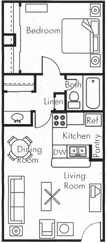 1x1 1201 1201 floor plan