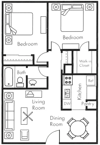2x1 1234 1234 floor plan