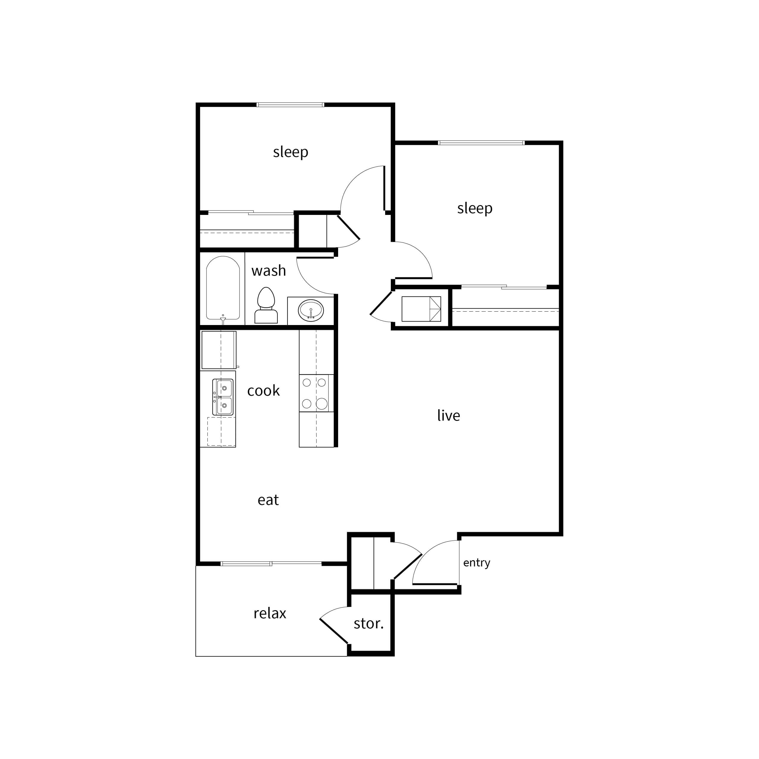 B2 60% 267 267 floor plan