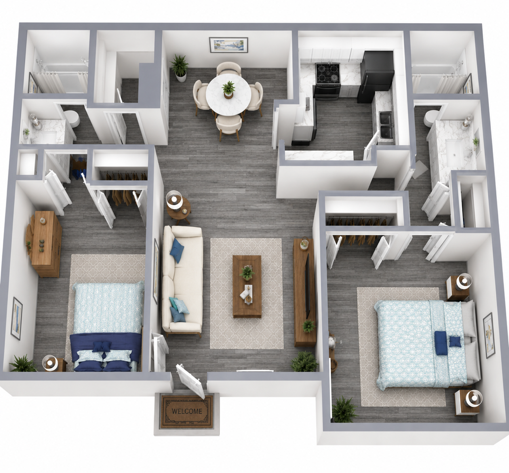 2/2 4329-36 4329-36 floor plan