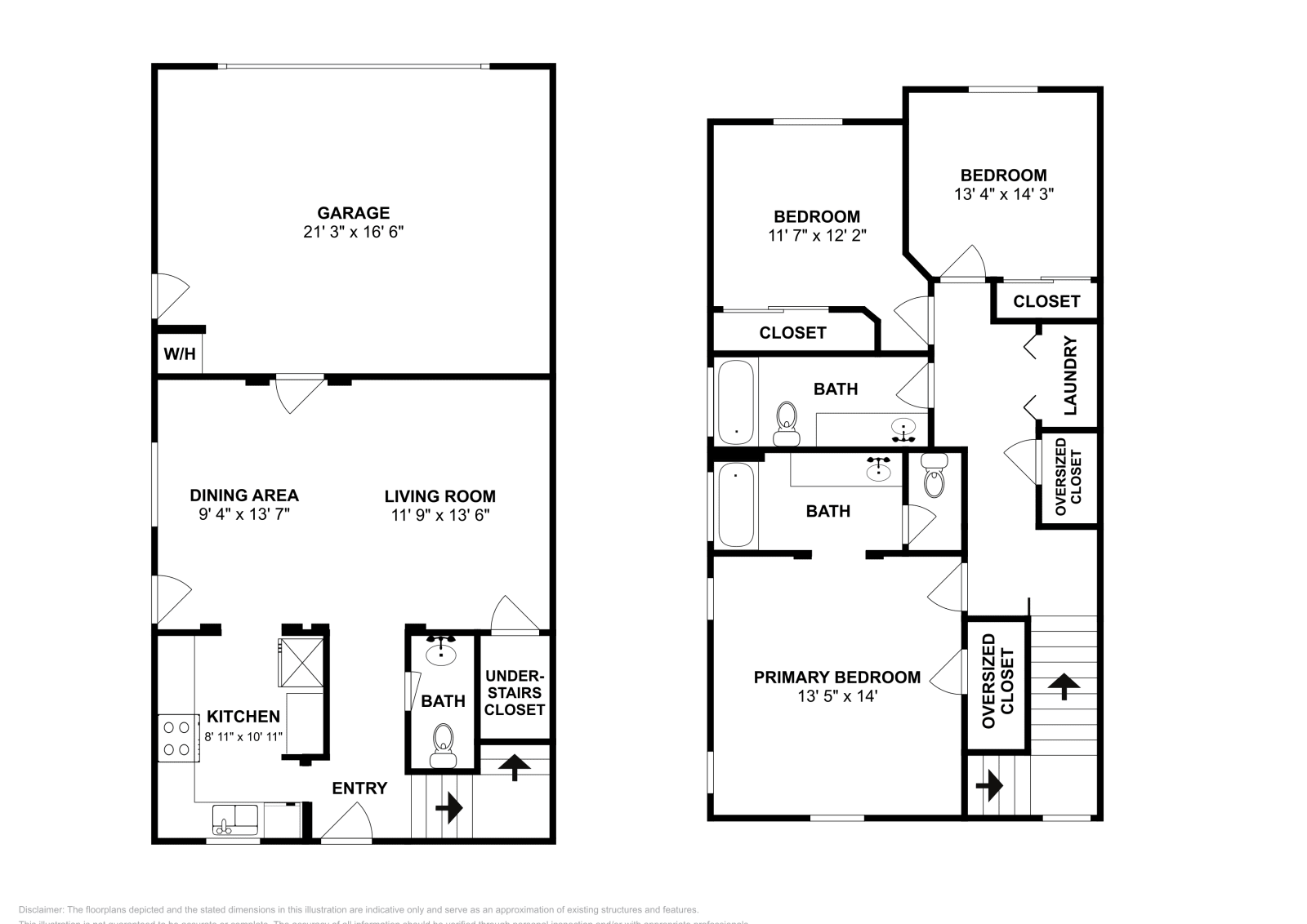 3 bd · 2.5 ba · 1,394 sqft floor plan